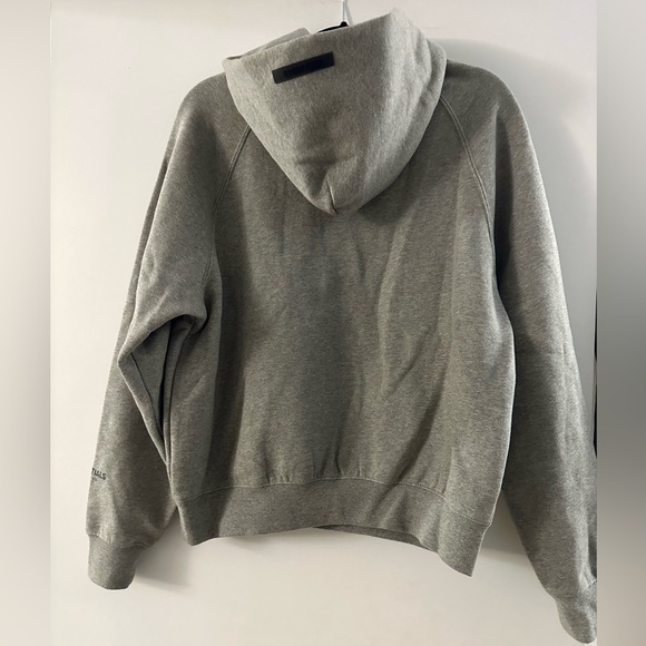 Essentials Grey Pullover Hoodie - Picture 7 of 12